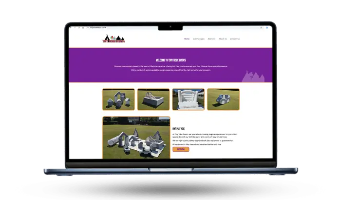 Picture of the website shown on a laptop and a mobile phone screen