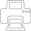 Icon to show graphic design services